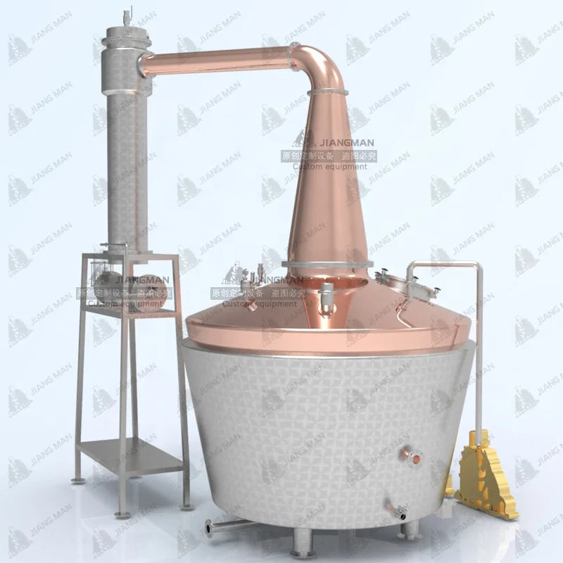 fruit brandy distillery equipment 800l raki distiller