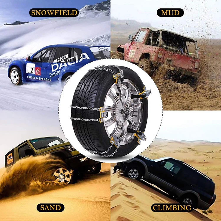 High Quality Standard Size Steel Anti-skid Snow Tractor Tire Chains