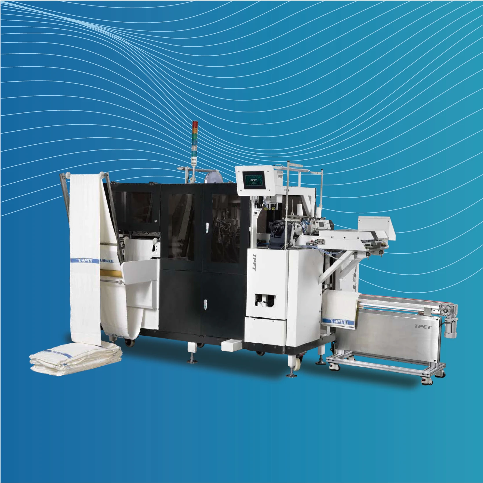 
High Quality Full automatic cotton bath towel sewing machine 
