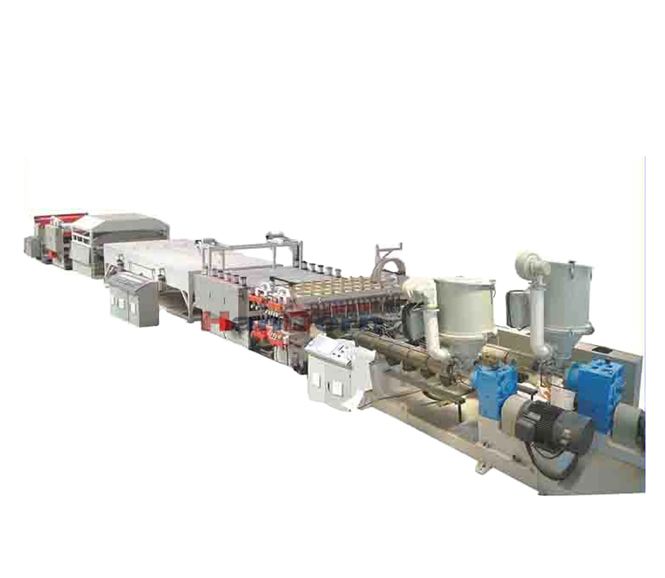 Calcium plastic hollow board production line 1800mm pp Calcium plastic hollow board production line