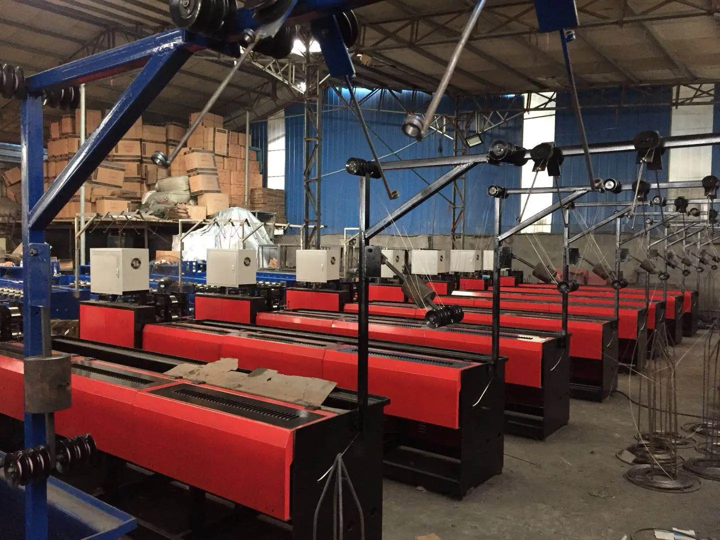 China Automatic Stainless Steel Scrubber Scourer pad Making Machine for spiral scourer