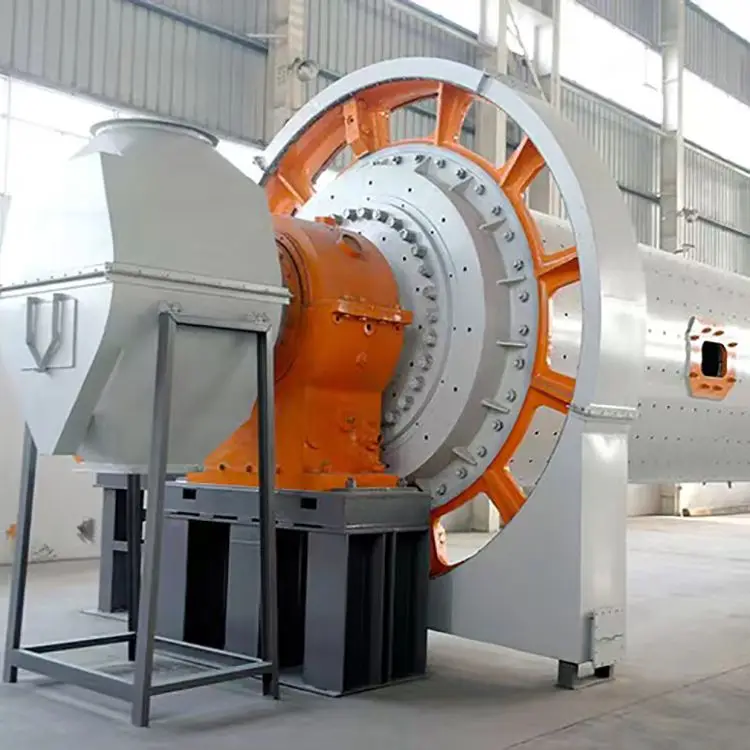 23.7r/min Gold Ore Ball Mill 6.5-36t/h Portable Continuous Ball Mill Grinding Machine for Gold Processing Large scale ball mill