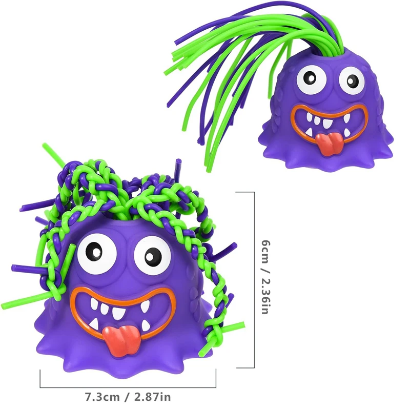 Novelty Funny Hair Pulling Will Be Screaming Little Teaser Kids Fidget Decompress Toys Creative Funny Educational Toys Monster