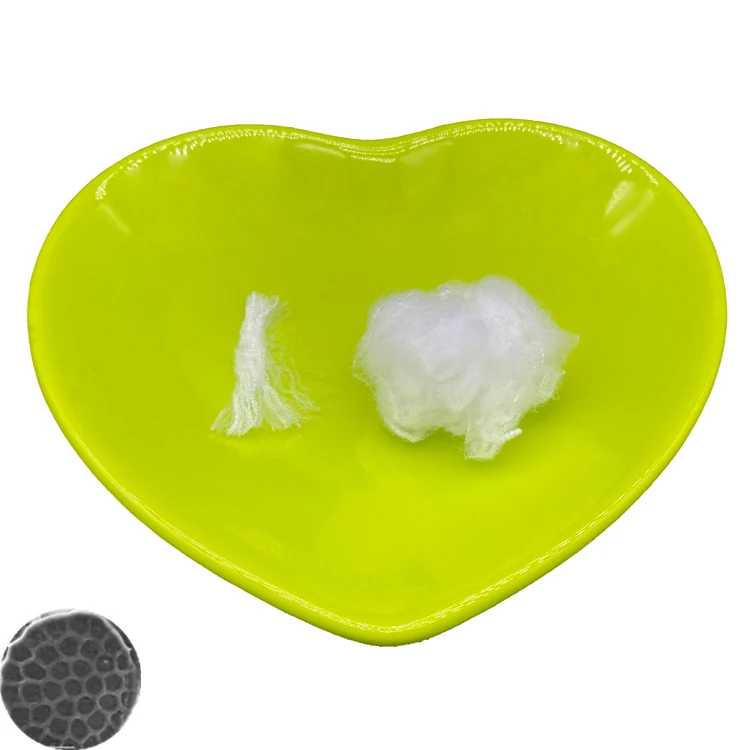 Морской остров micro denier полиэфирное стабильное волокно 3dx51мм с 37 островами pe/pet Композитное полиуретановое морской