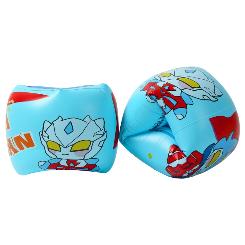 Double Layers Cartoon Print PVC Inflatable Kids Adults Floating Sleeve Air Bag Swimming Arm Band Ring