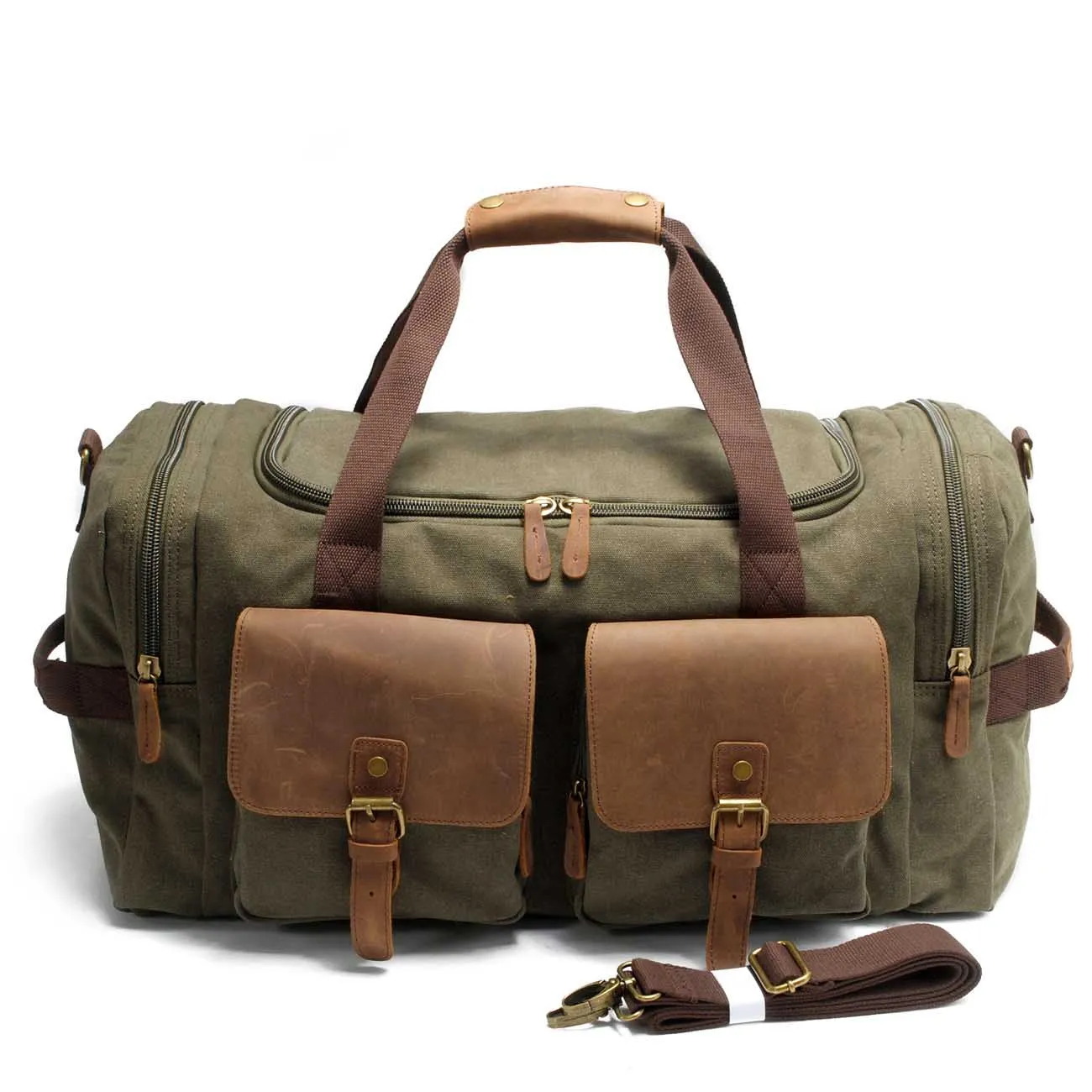 9133 Travel Bag Keep all Overnight Large Weekender Cotton Canvas Duffel Bag