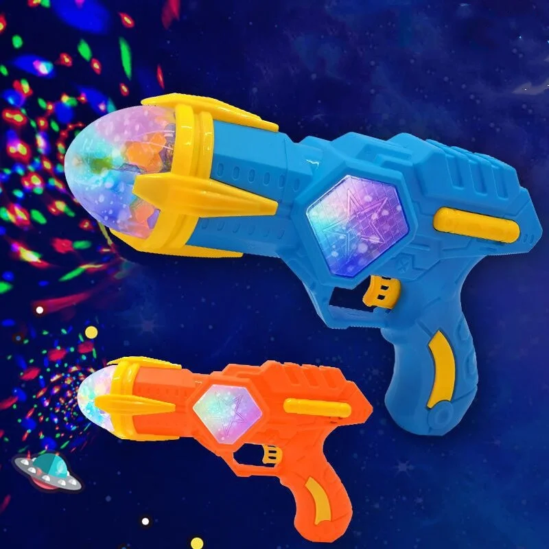 Toy Gun Electric Flash Lights Sounds Kids led Gun Toy Children Projection Pistol Model gun toy for kids