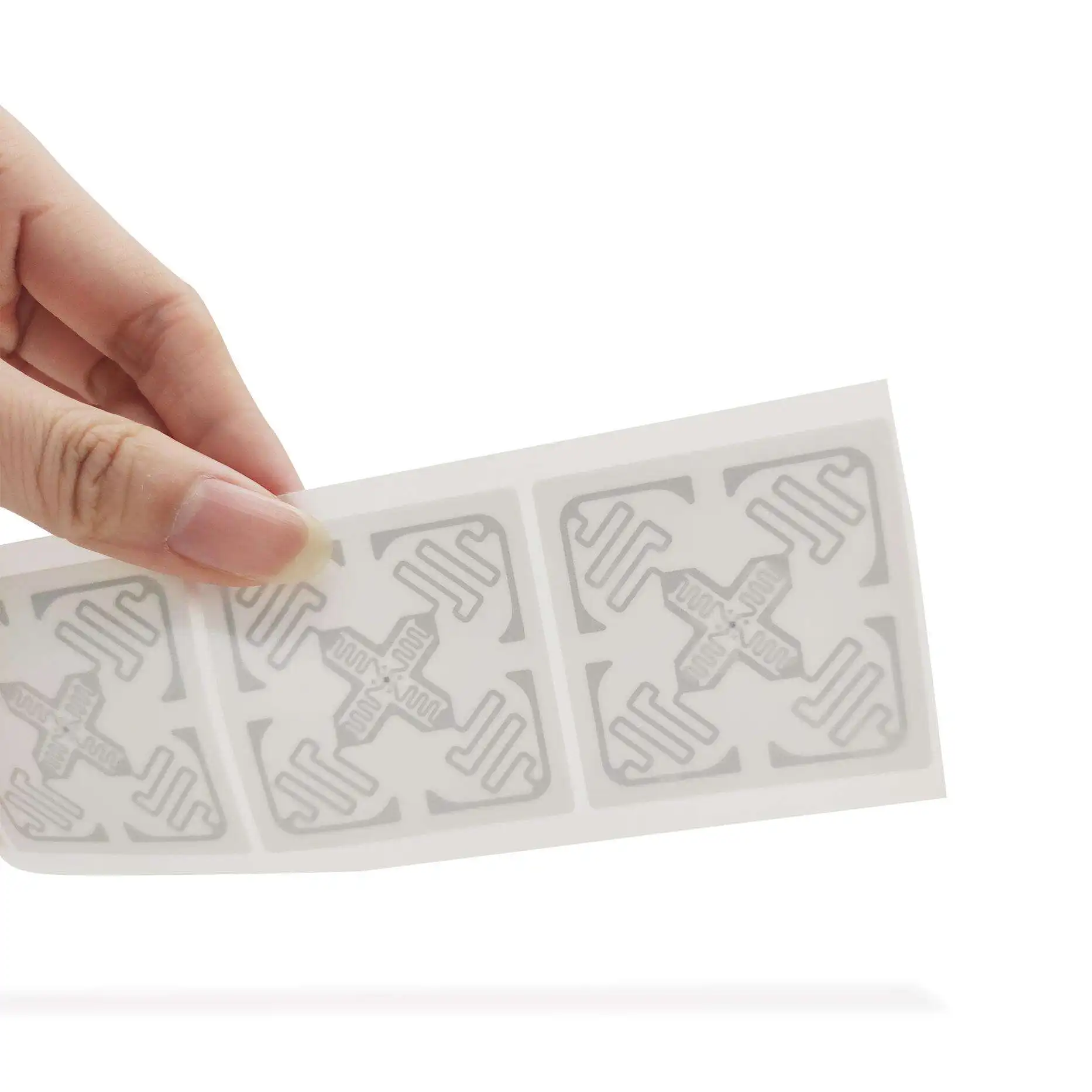 UHF Library Sticker RFID Tag 50*50mm Antenna RFID Label with NXP Ucode8/9 Chip for Library tracking  Management