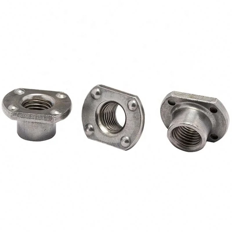 M8 M10 M12 M16 ASTM A193 A914 B8 B8M B8T A453 GR660 A286 18-8 нержавеющая сталь плоская Т-образная сварочная гайка