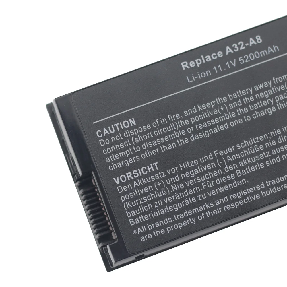 Сменный аккумулятор для ноутбука Asus A32-A8 A8000 A8A F50 F8 F83 N80 N81 X80 X81