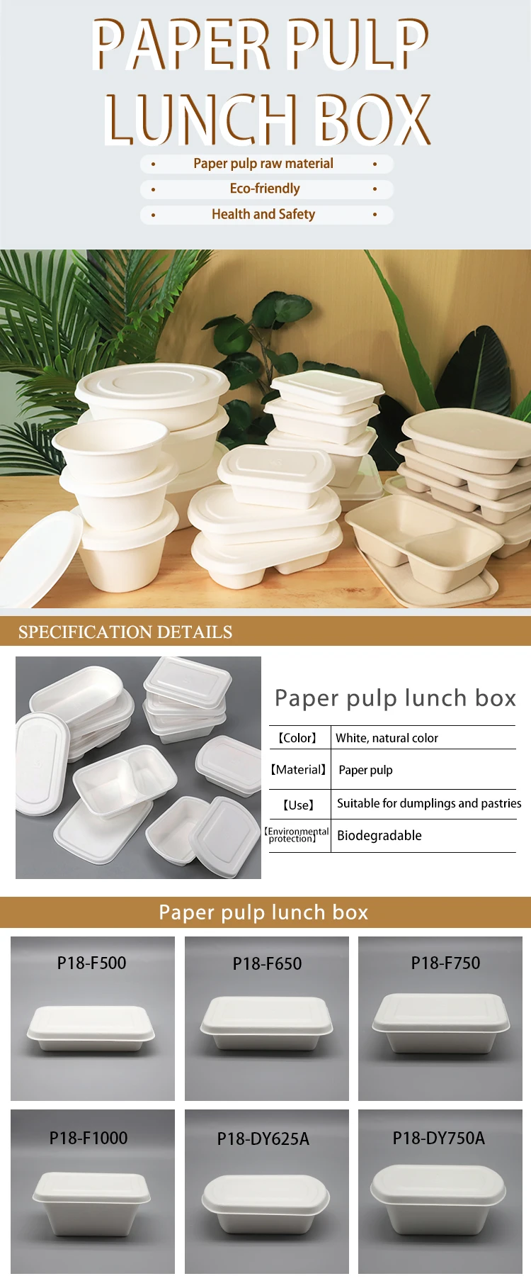 LOKYO fast food hotdog eco friendly compostable disposable to go lunch boxes take out food containers