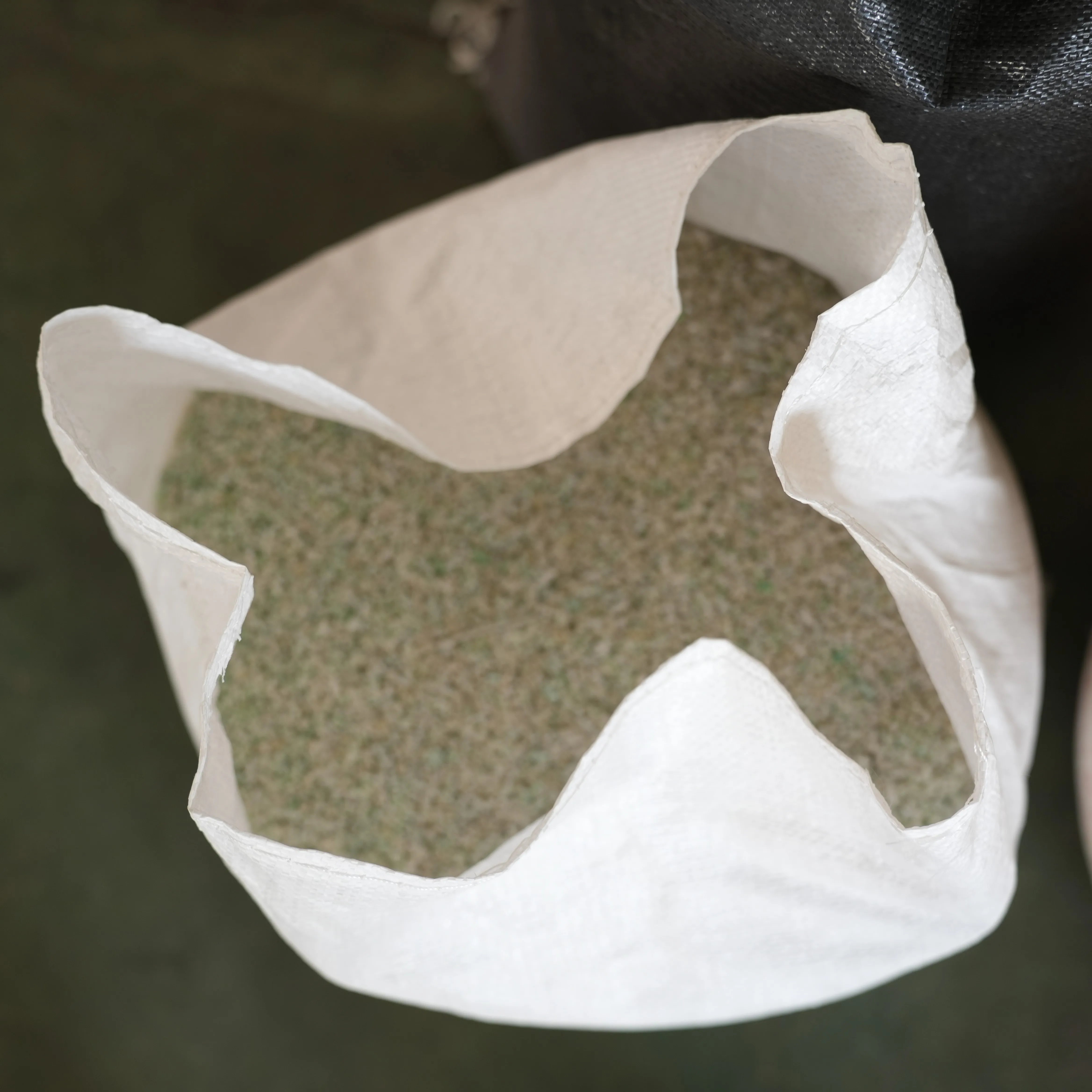 Black 20kg-50kg Woven Sand Fishing Jute Bags for Aquaculture with Flexo Printing Surface Handling Made from PP Plastic