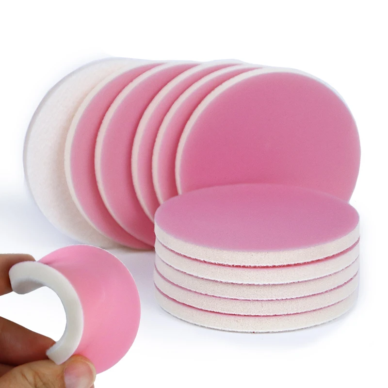 4 inch Round Autobody Sanding Block Silicon Carbide Foam Backed Sanding Block for Automotive Sheet 2000PCS