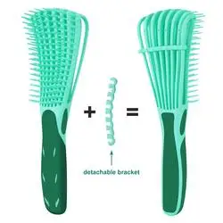Shell Elastic Plastic Detangling Brush Detangling Hair Combs Hair Detangler Brush For Hair