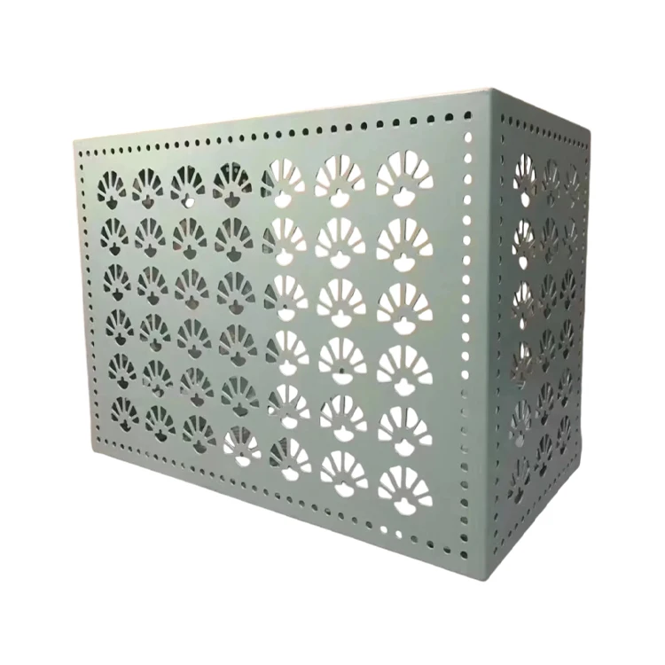 Oem Design Aluminium Rain Cover For Decorative Outdoor Air Conditioner Cover