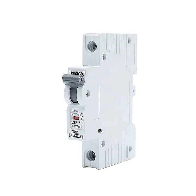 13 мм ширина на шест компактный MCB с высокой емкостью на 6000A для короткого замыкания