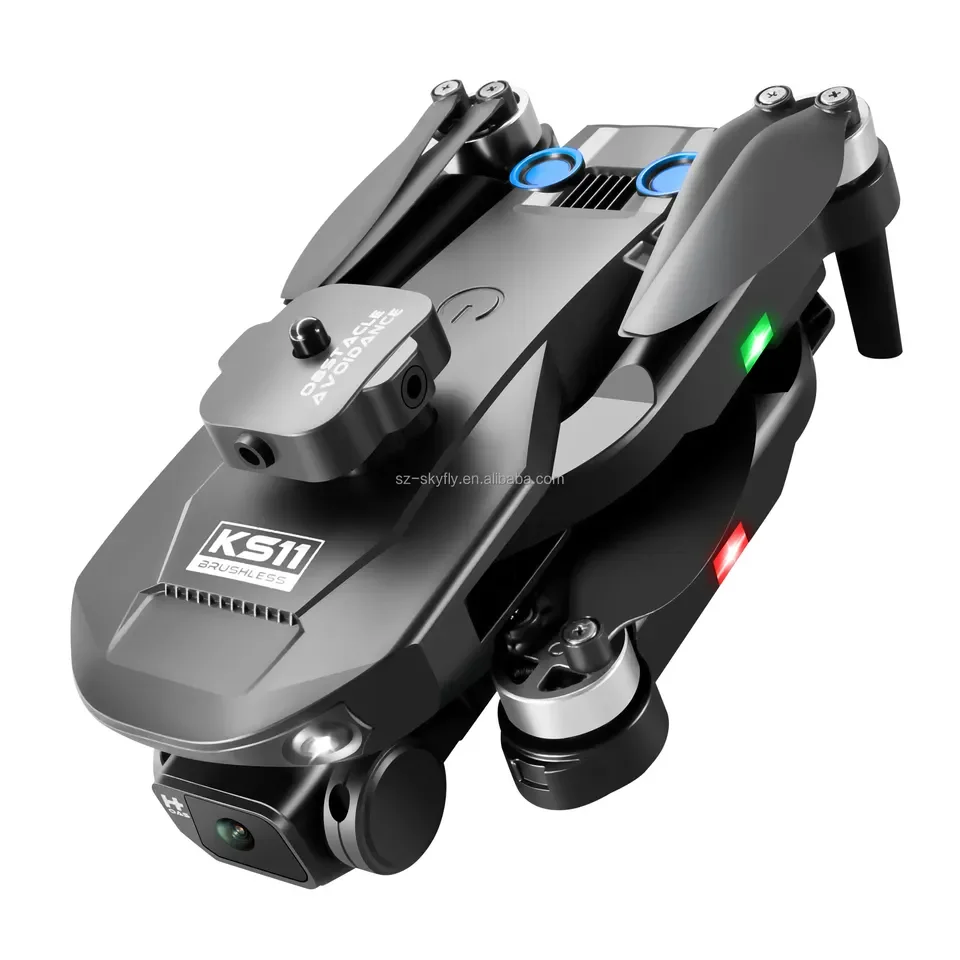 2023 JHD KS11 mini drone 4K cameras GPS 8K ESC dual camera RC FPV UAV 360 Obstacle Avoidance dron Quadcopter for child gifts