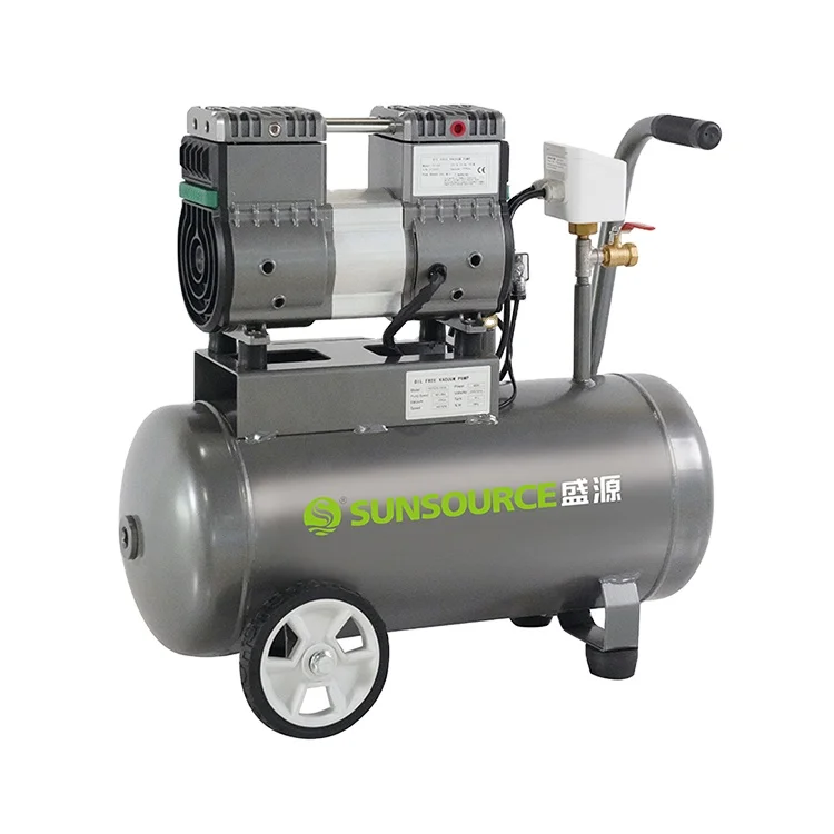 Умный Цифровой вакуумный манометр службы жизни 8000 часов большой насос скорость 230L/мин IP 54 мотор доступны безмасляный воздушный компрессор насос