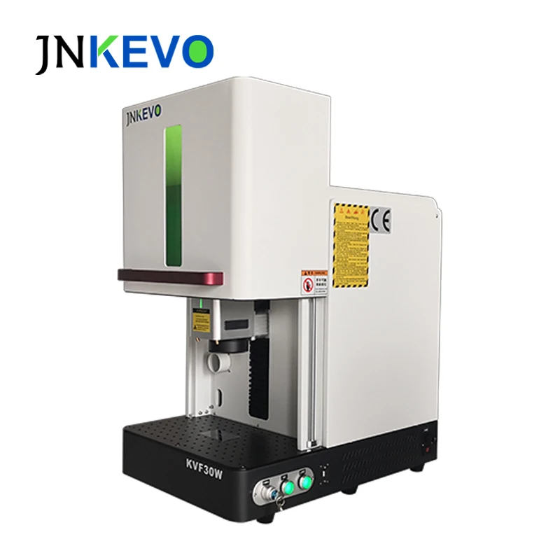 Китай JNKEVO Raycus/JPT Mopa цветной закрытый волоконный лазерный маркер/Маркировка/гравировальная машина 20 Вт 30 Вт 50 Вт с крышкой