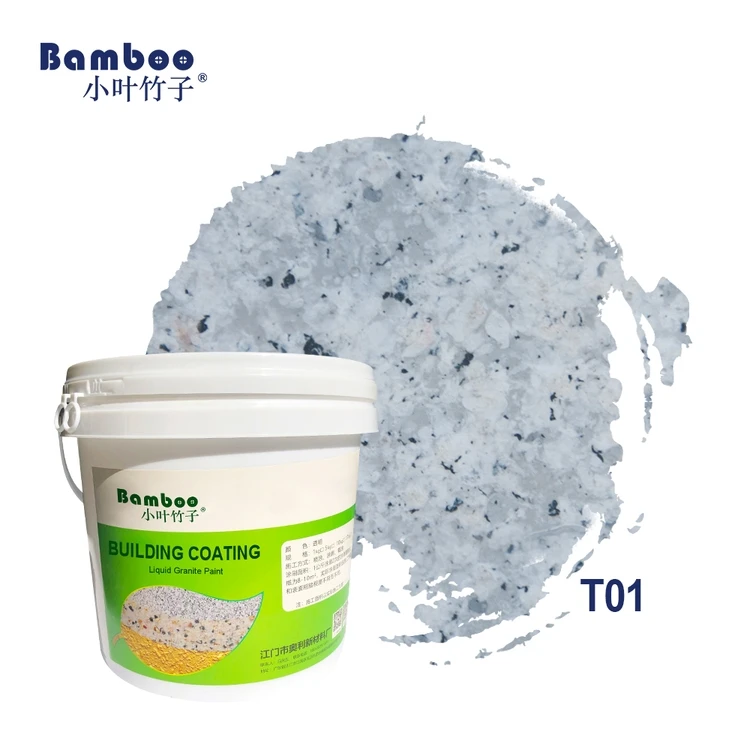 
 Азиатское жидкое покрытие устойчивое к царапинам устойчивое к атмосферным воздействиям краска-гладкая гранитная краска  