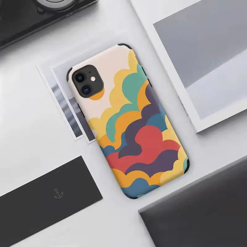 Wholesale Custom rubber rainbow soft TPU Liquid Silicone cell phone case For iPhone 11 pro Xr X Xs Max 7 8
