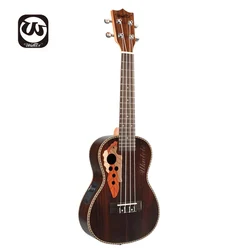 Walter Rosewood Electric Ukulele concert Tenor size Children Toys Wooden Musical Instrument  OEM 23 inch guitar bass ukulele
