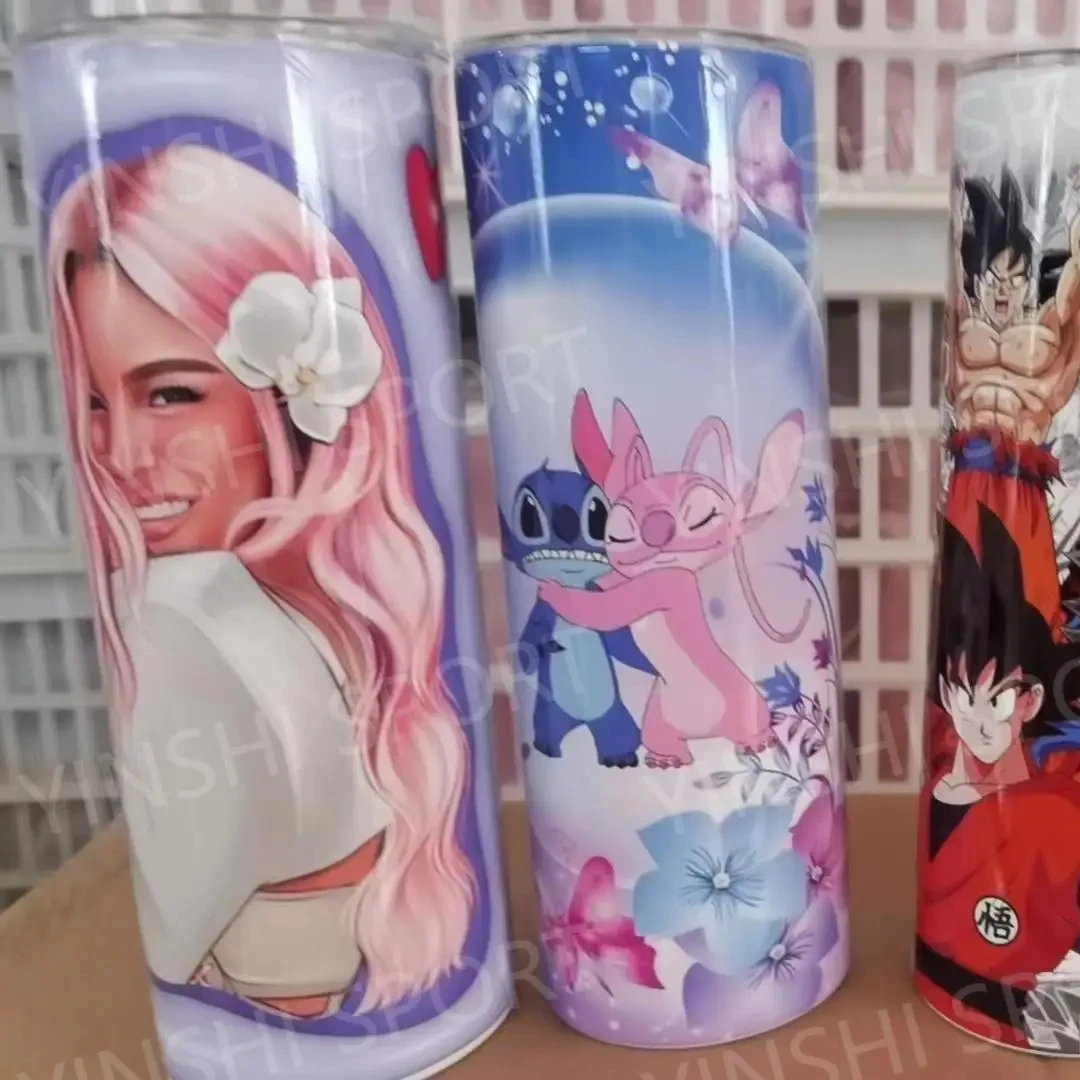 2024 Newest Custom Trendy Fashion Bad Bunny & Peso Pluma & Karol G Bichota Season Sublimation Straight Skinny Tumbler