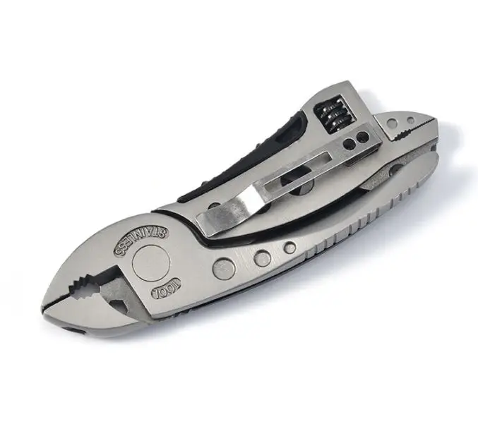 Gift Custom Logo Pocket EDC Outdoor Camping 8 in 1 Torques Survival Wrench Multi Function Tool Pliers  For Man Multitool Gedget