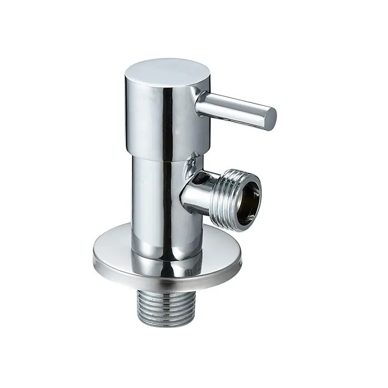 2023 Hot Sale Brass + Ceramic Toilet Kitchen Bathroom Accessories Triangle Angle Valve