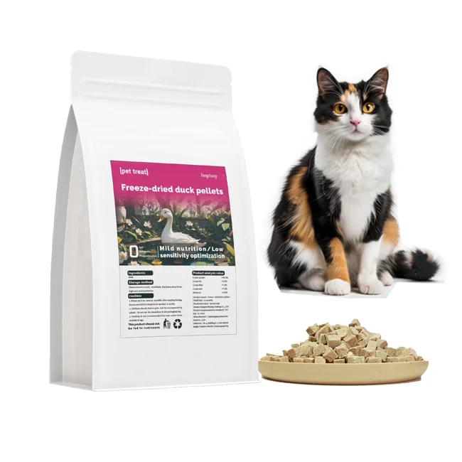 Top Treats Manufacturer Best-Selling Freeze Dried Duck Liver Granule Treats Organic Freeze-Dried Cat Food