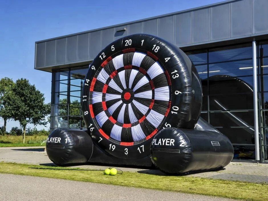 Air seal constant Giant inflatable bull eye, inflatable soccer meet darts, football board inflatable tossing  games
