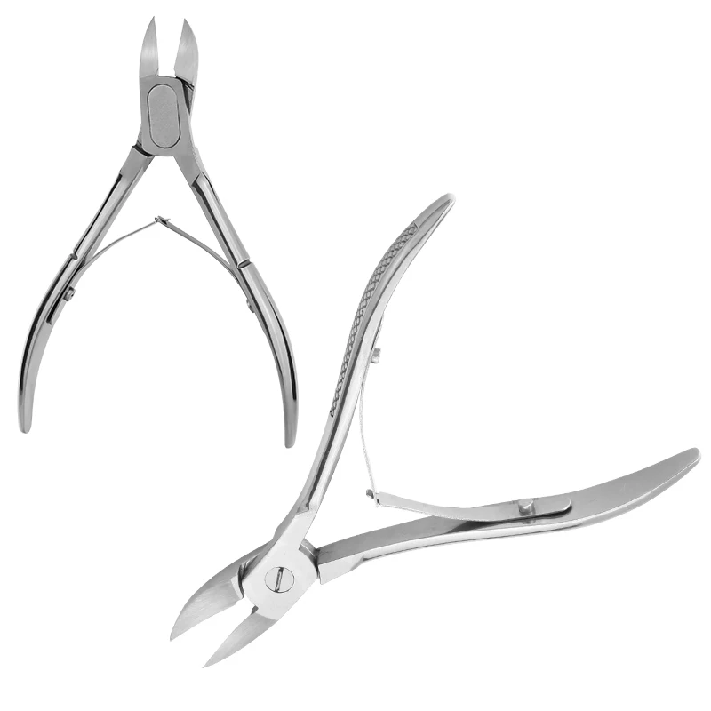 High Quality Stainless Steel Double Spring Nail Cuticle Nipper Pedicure Manicure Salon Tool Toenail Clipper Dead Skin Trimmer
