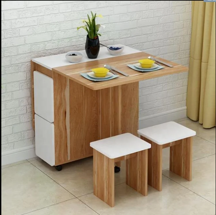 Chinese brand manufacturing morden wooden rectangle space saving royal luxury long outdoor folding dinning table set