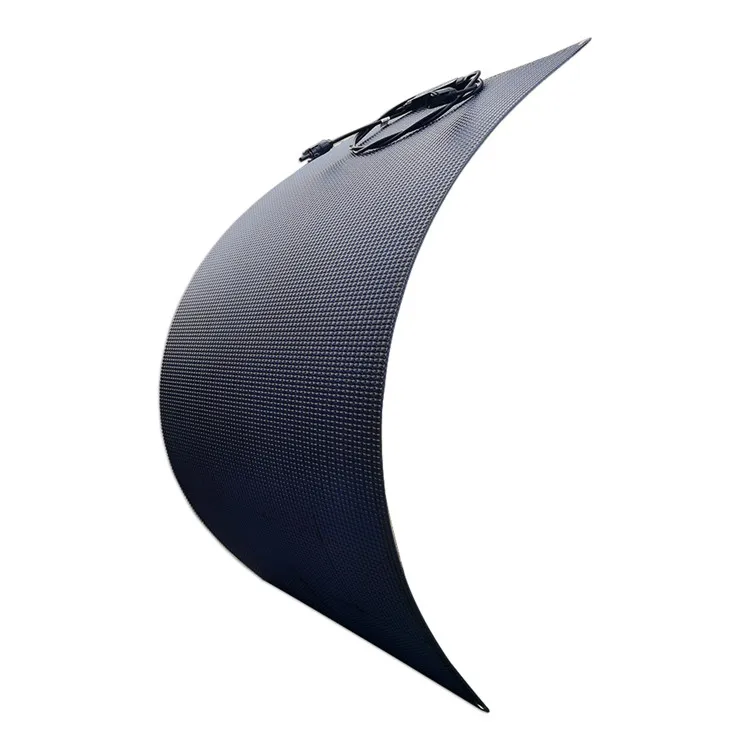 Customized All Black 100W 110W 150W 175W 180W Full Black Flexible Solar Panel 18V Mono Semi SunPower Solar Panel for Caravan