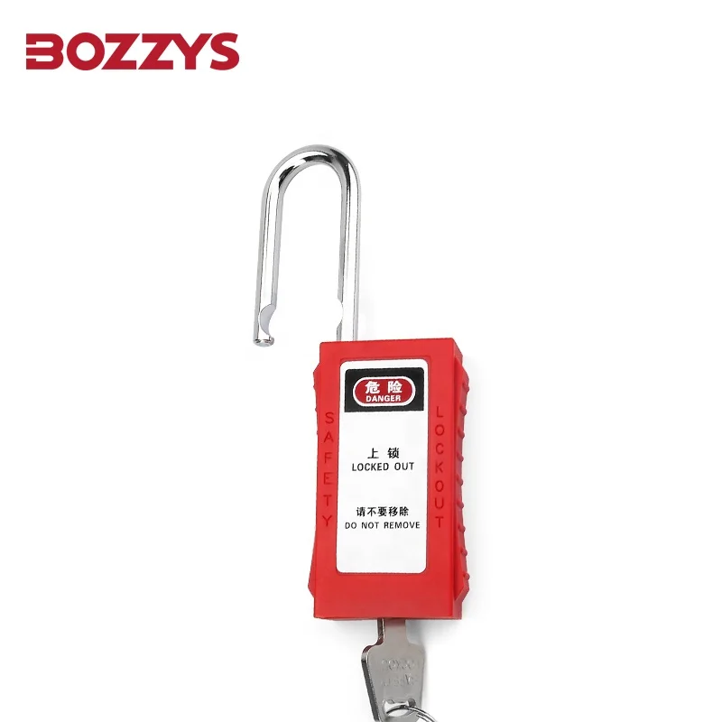 Wholesale Zenex Thermoplastic 38MM Long Body Loto Padlocks with Master Key and Steel Shackle for Industrial Lockout-Tagout