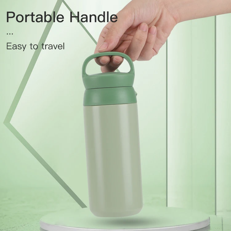 Portable Insulated Double Wall 12 oz Custom Logo and Color Stainless Steel Vacuum Flask