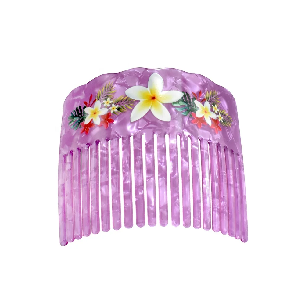 Hot Items  New Years Products Acrylic Hair Accessories Hair Comb design for Women Girls