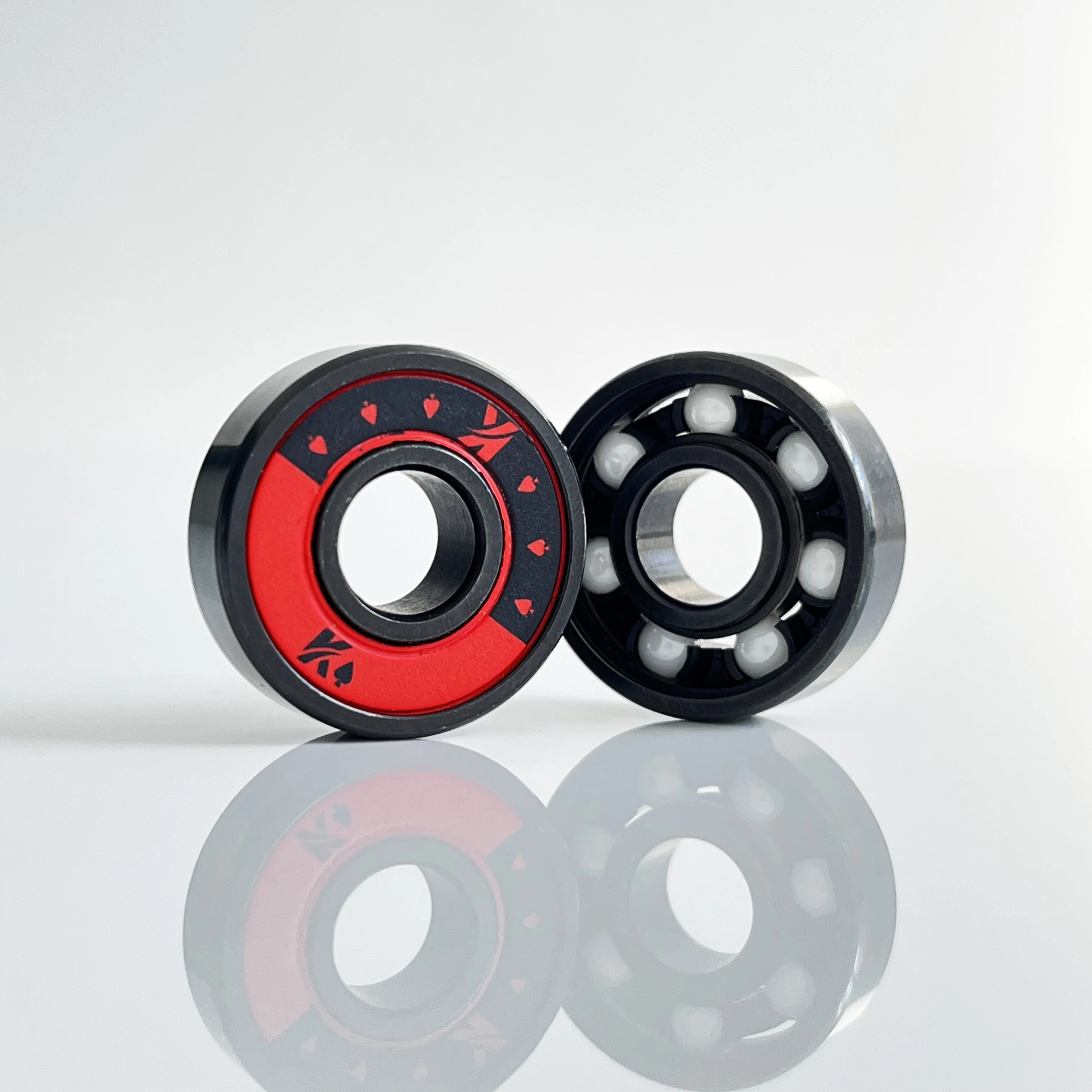 Kingsk8 Custom High Precision Skateboard Bearing 608 Z ZZ 2RS ABEC-9 Titanium Ceramic Ball Skate Board Bearing