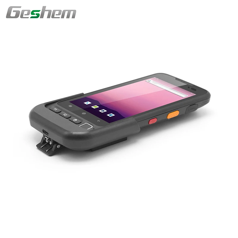 
5 inch rugged PDA for Android 9 data collector with barcode scanner,3G/4G,NFC 