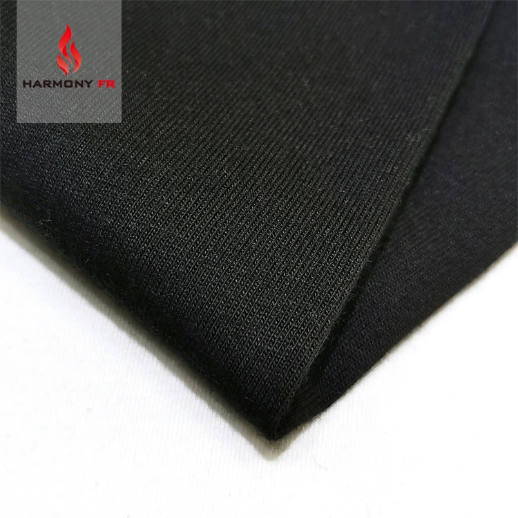 Manufacturer Wholesale Knitted Fire Retardant Functional 100gsm 100% Meta Aramid 1313 FR Single Jersey Fabric