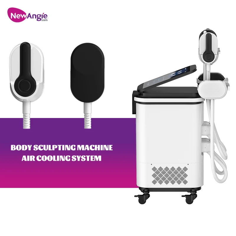2022 Newest Latest Rfortable Model Emshif Body Muscle Building 13 Tesla 360 Stimulation Carving 4 Handle Rf Ems Neo Machine