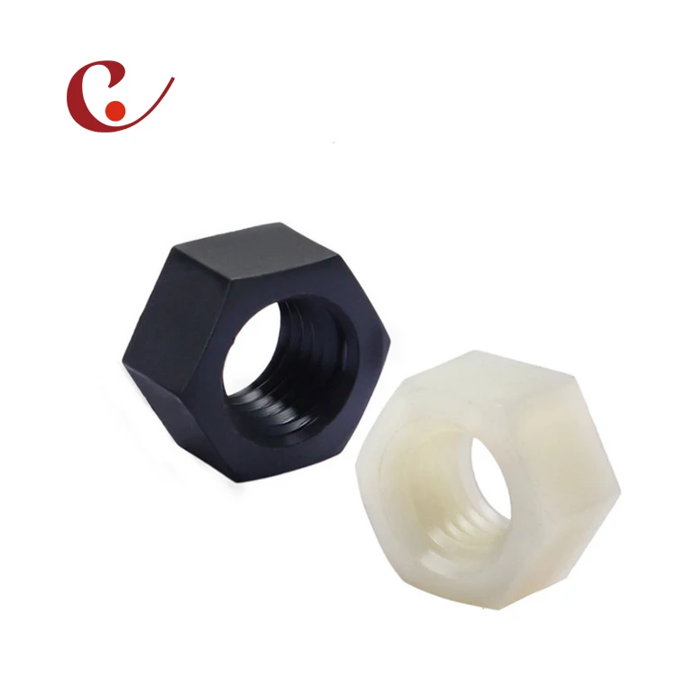 High quality nylon  lock check nut plastic hex screw nut