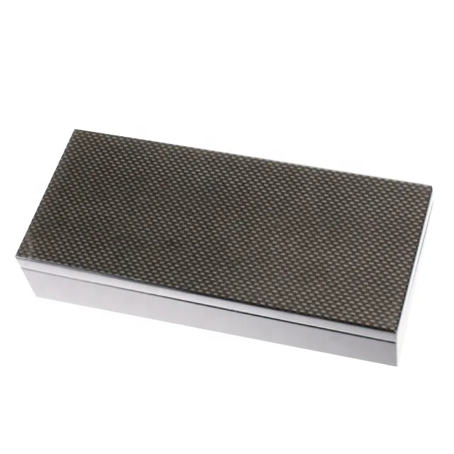 new desig carbon fiber finish wooden pen envelope opener gift box