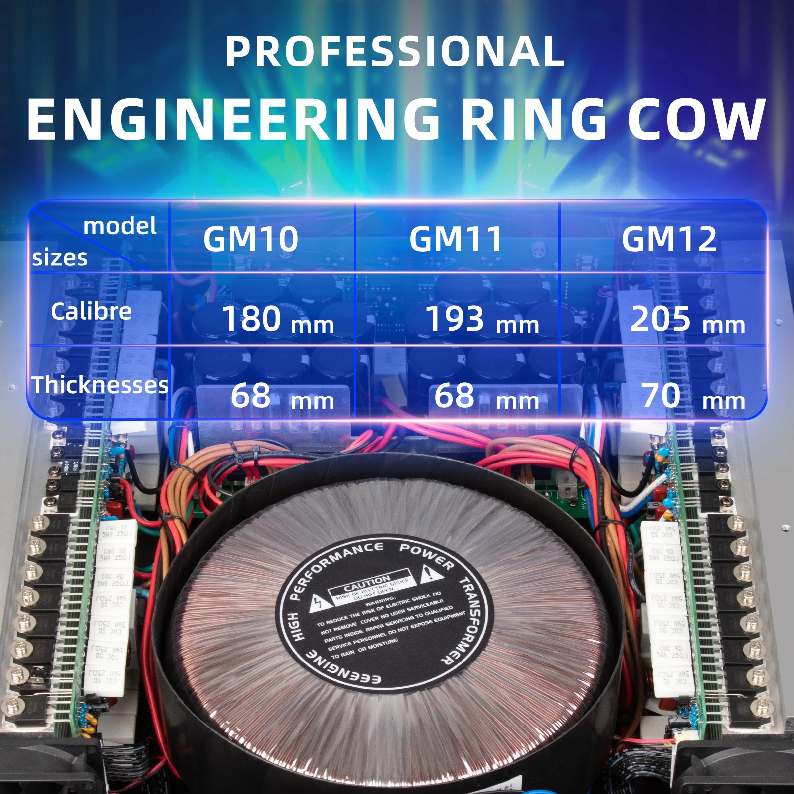 Hight Quality GM10 Power Amplifier Professional 400W*4 For Home Use Karaoke Stage