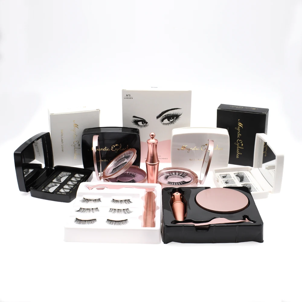 
reusable magnetic eyelashes 2 magnetic eyeliner false magic belle lashes pestaas postizas magnticas 3d magnetishe wimpers 