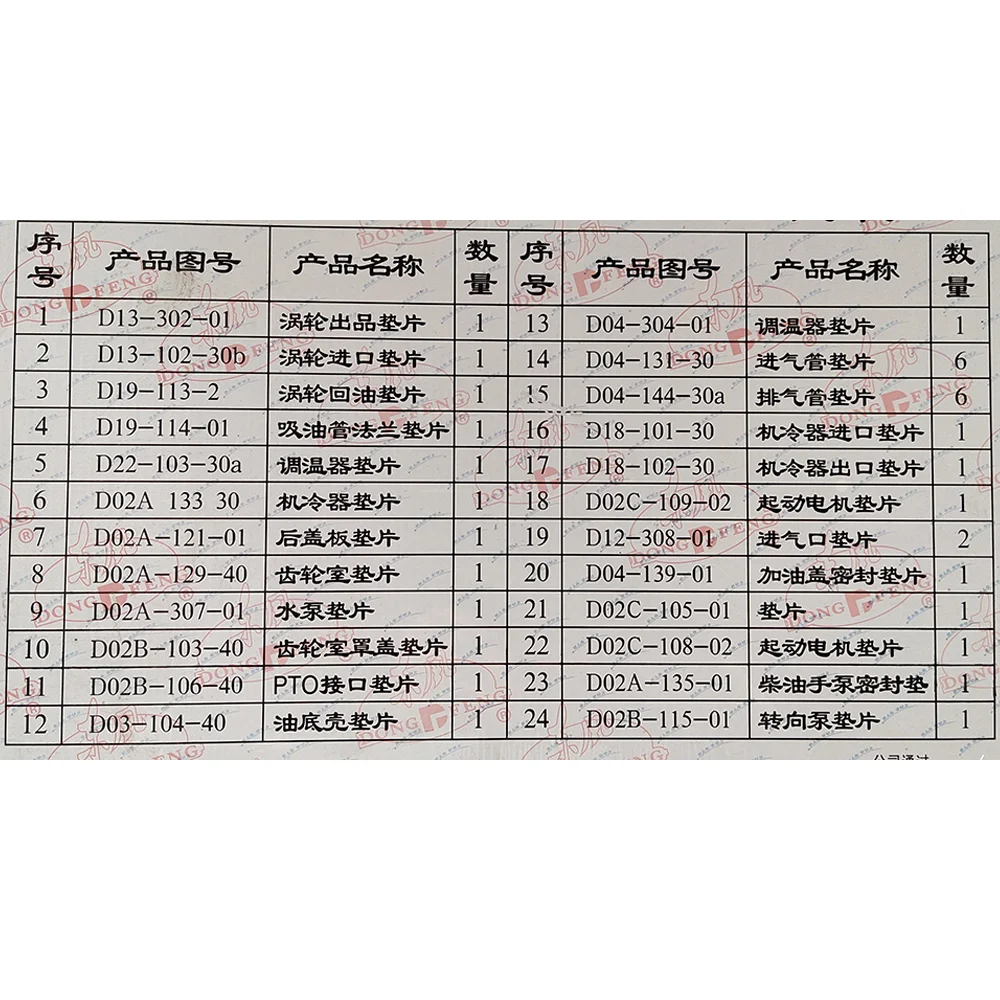 China Brand spare parts 1DZ 11461-78200-71 Piston 13101-UC010 and Ring Bearings Engine Full Gasket Overhaul Repair Kits for sale