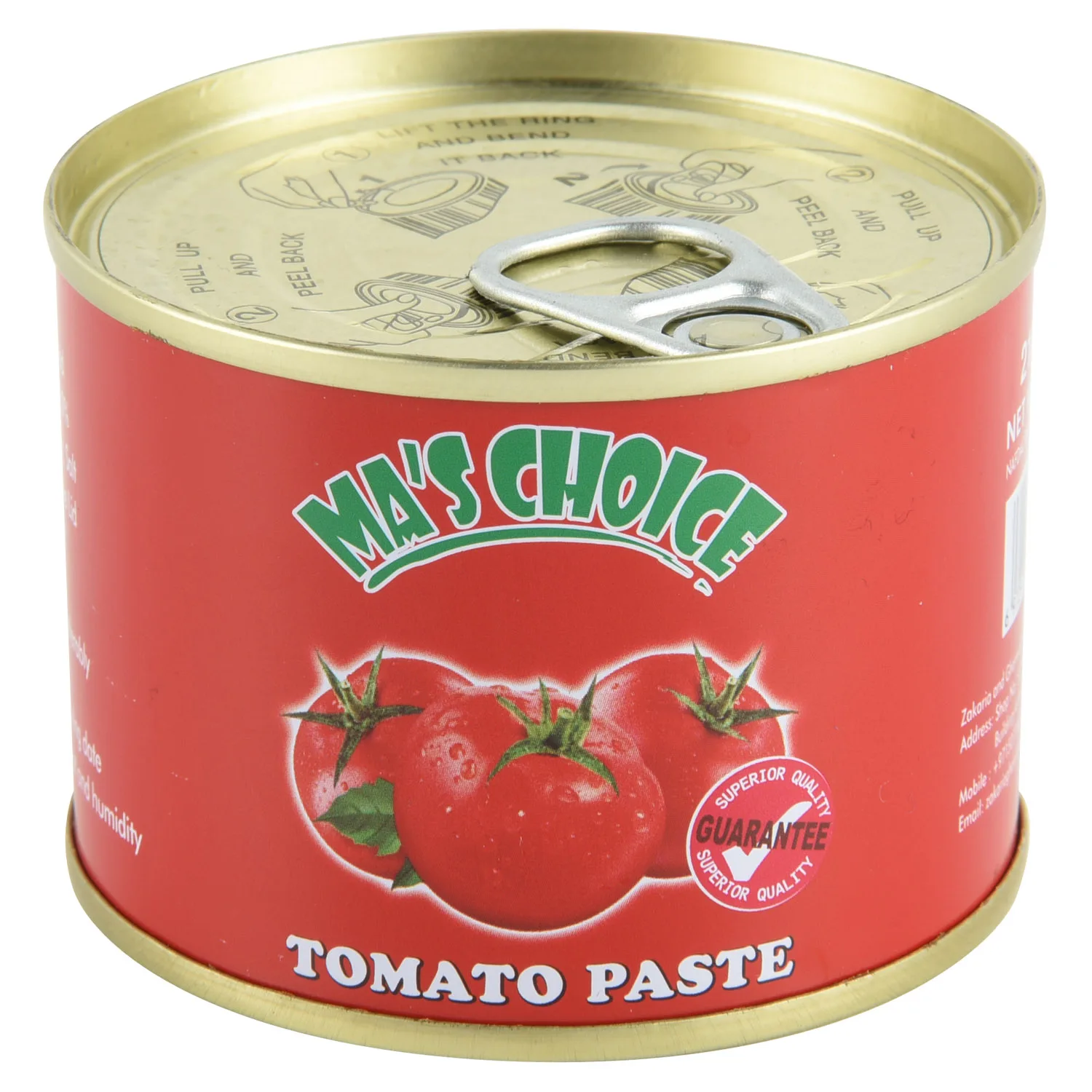 Mumrite  tomate en boite 2.2KG 850G 400G 210G 70G OEM Canned Tomato Paste From China Manufacturer ODM Brand Grow Your OWN Brand