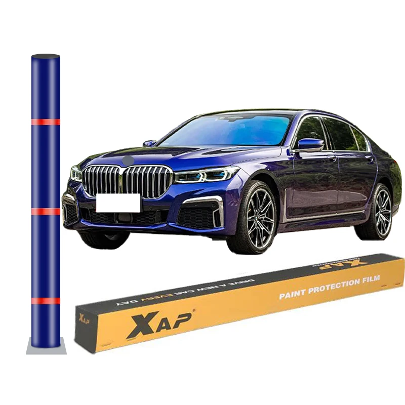 XAP цветная ppf пленка TPU королевская Индиго краска защитная нано-покрытие PPF гидрофобная