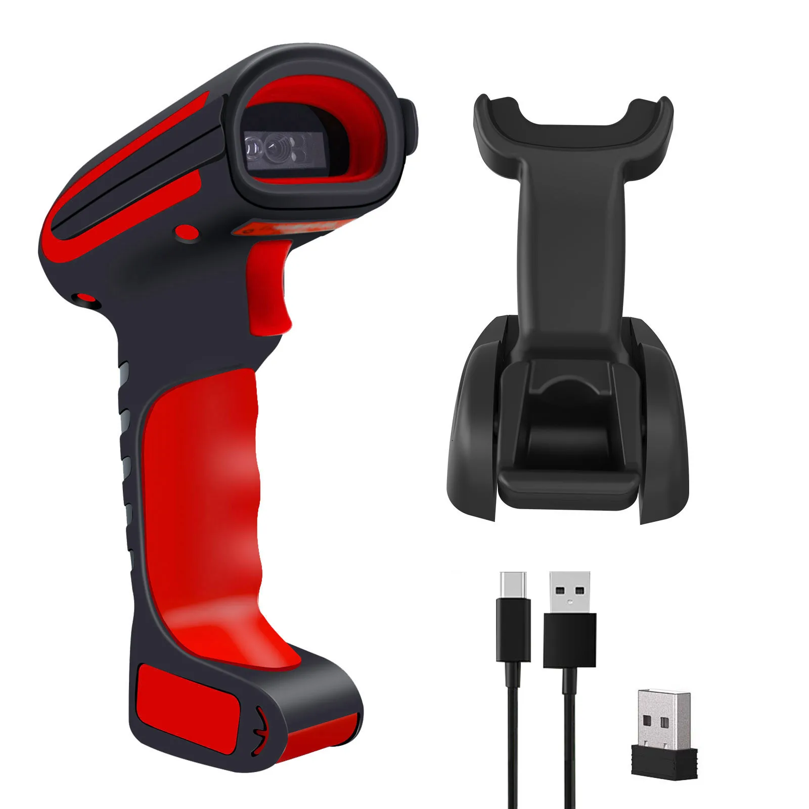 1D 2D QR портативный беспроводной BT 2 4 ГГц и USB2.0 проводной 3 в 1 водонепроницаемый промышленный класс 3D сканер штрих-кодов для Windows