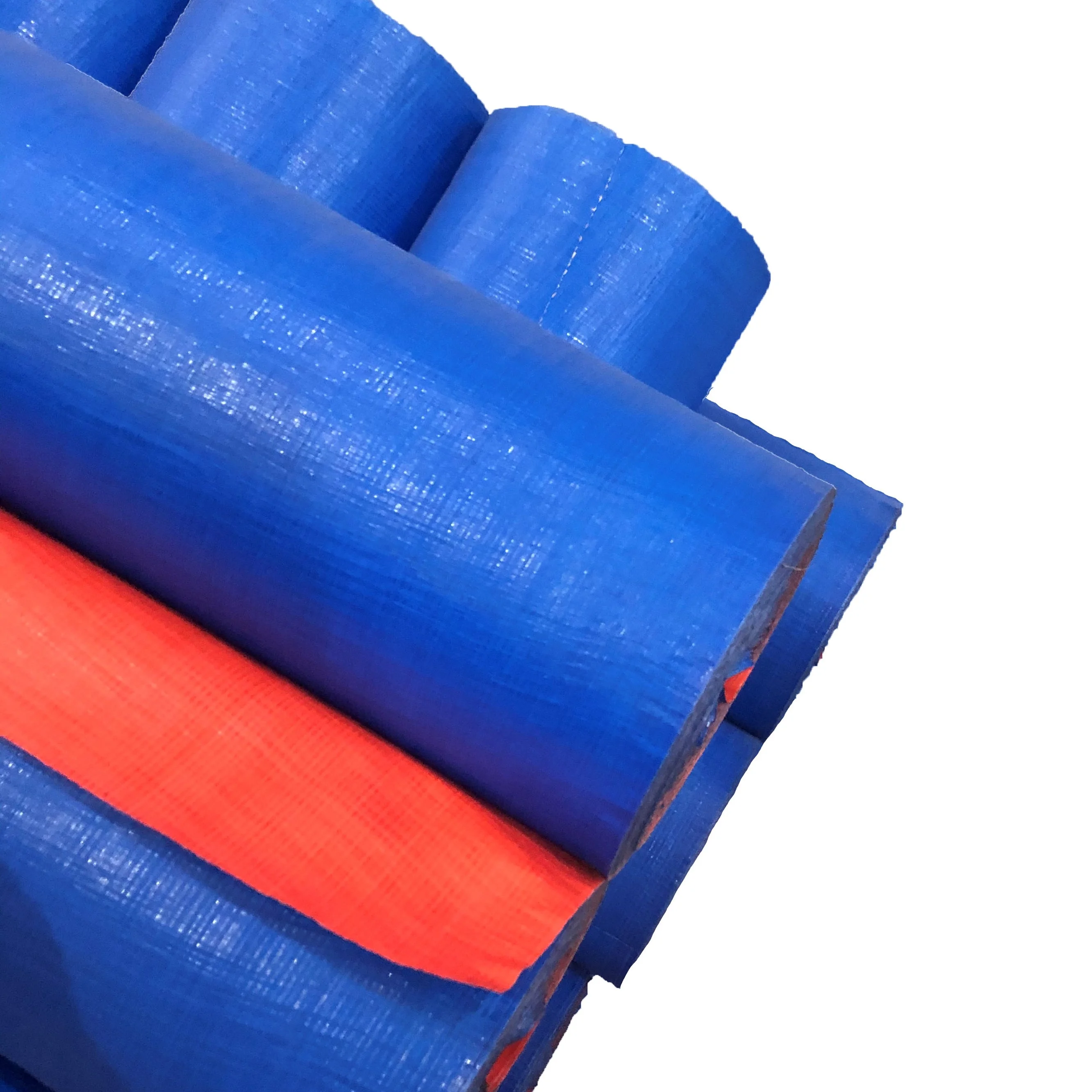 PE Tarpaulin Rolls Plastic Waterproof Woven Fabric HDPE Laminated Truck Cover Outside Usage Customized Poly Tarp